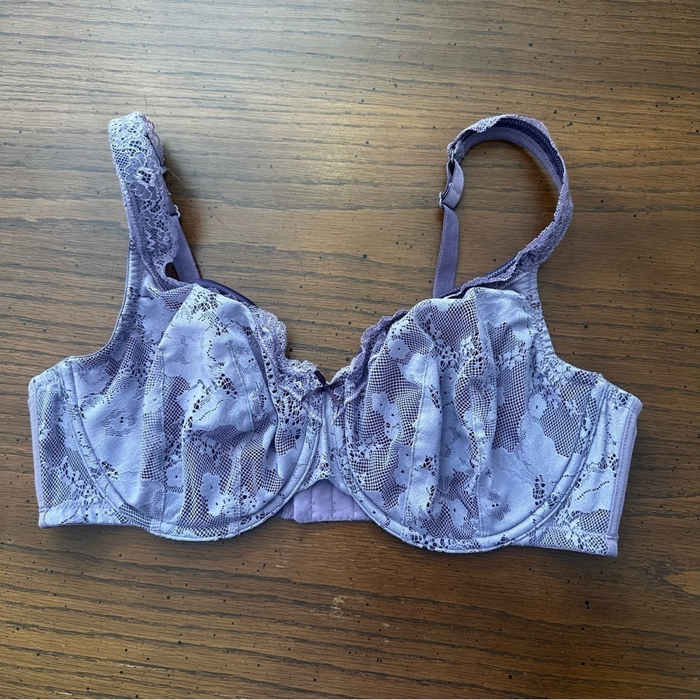Cacique purple Lace Underwire Bra in Lavender 40DD